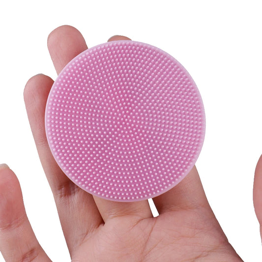 Silicone brush for exfoliation