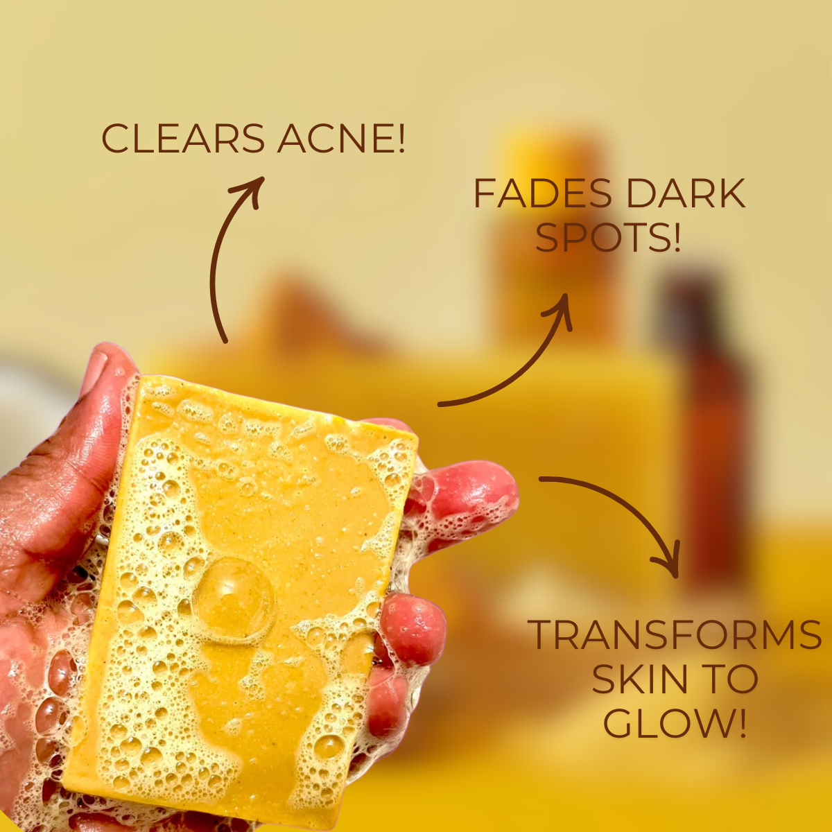 Anti-spot and anti-acne soap